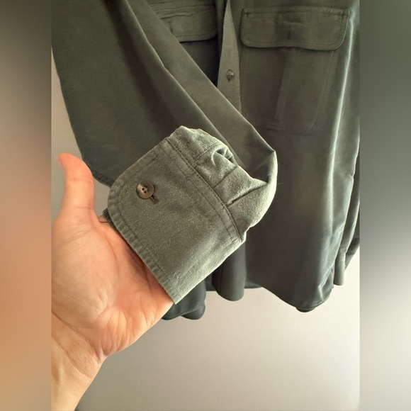 Cabelas Outdoor Gear Button Down Long Sleeve Collared Shirt Men’s SZ XL Regular - Picture 4 of 8